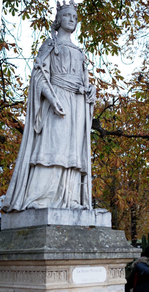 Statue of Queen Mathilde Luxembourg Garden Paris
