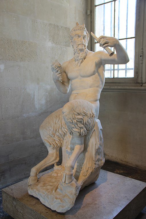 Pan, patron god of flocks and Shepherds by Heliodorus of Rhodes